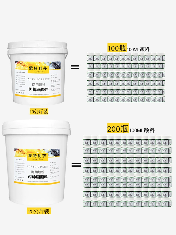 Pigment водонепроницаемая акриловая краска蒙特利莎, шины, не выцветает