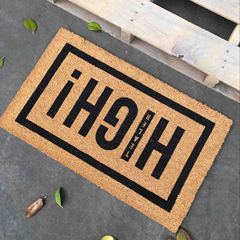 天然の本物のココナッツの木のココナッツの毛のココナッツの殻の繊維のパームのココナッツのヒツジの入門の玄関のじゅうたんの玄関のマットのマット