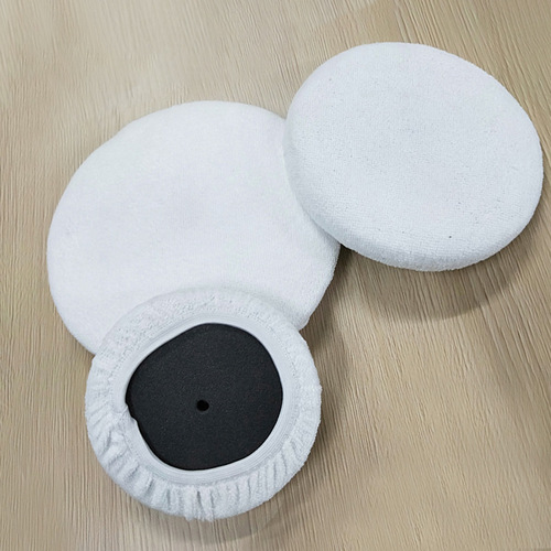 Car microfiber waxing cover coral velvet polishing cover waxing machine replacement cloth cover car wash beauty cleaning tools