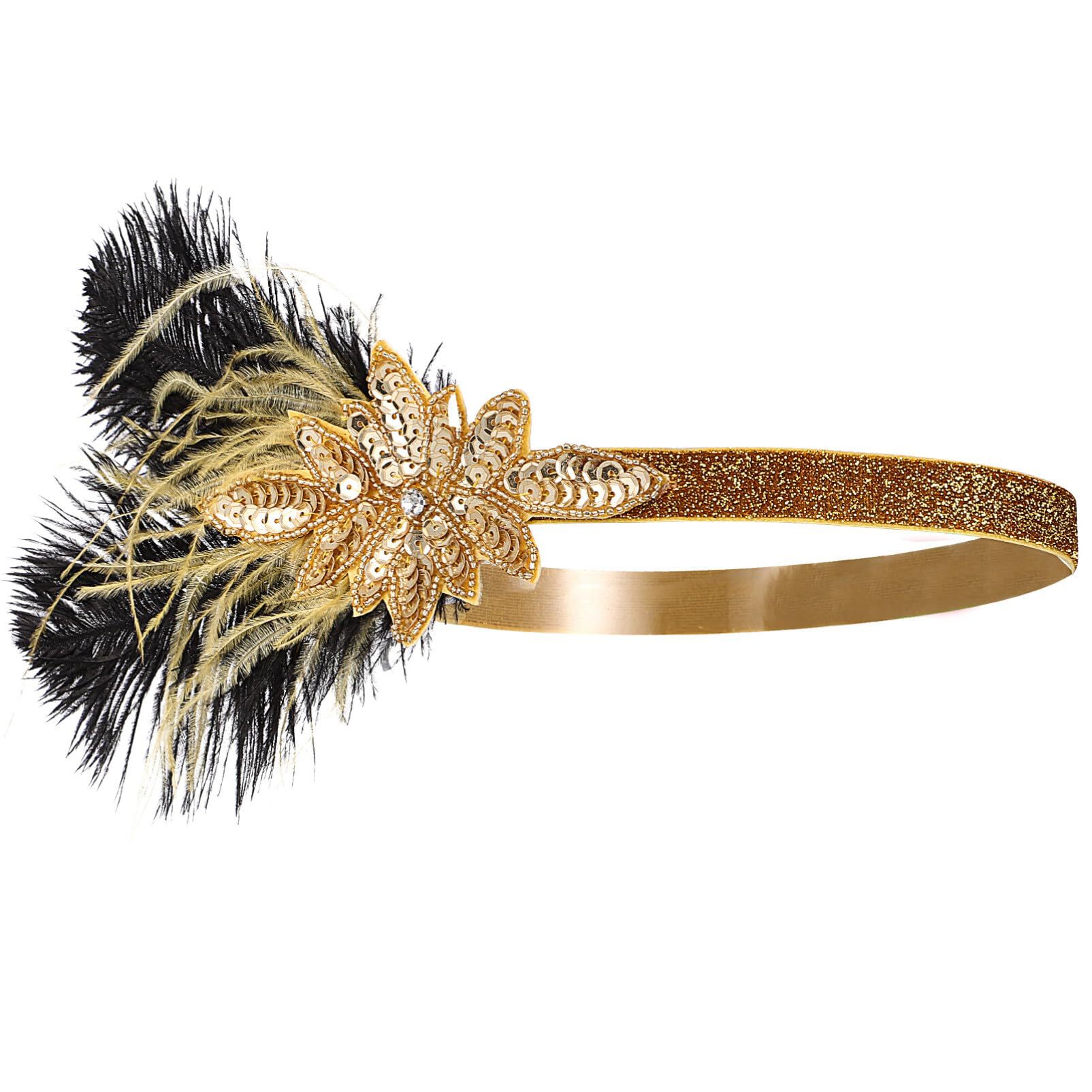 Golden headband pearl