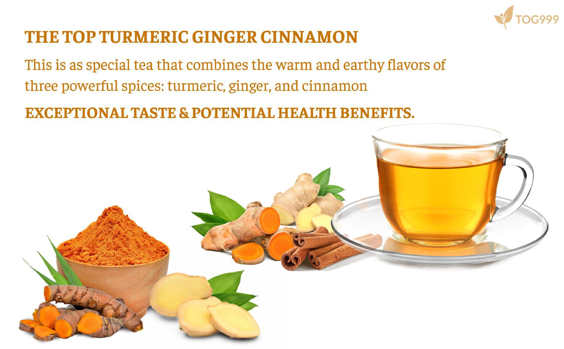 Ginger Turmeric Tea Bags Jiang Huang Ginger Tea 120 Bags Warming Herbal Brew quality and texture