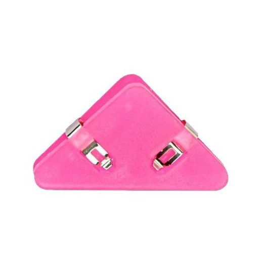 Triangle Corner Paper Clip, 90° Student Test Paper Holder, Compact Plastic Corner Clamp