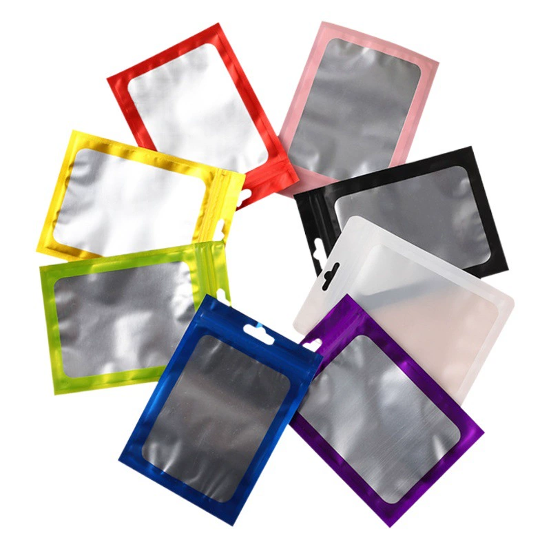 Ювелирные изделия мешок цвет ziplock мешок матовый Инь и Ян алюминиевой фольги мешок цифровой электронный продукт упаковка мешок в наличии оптом