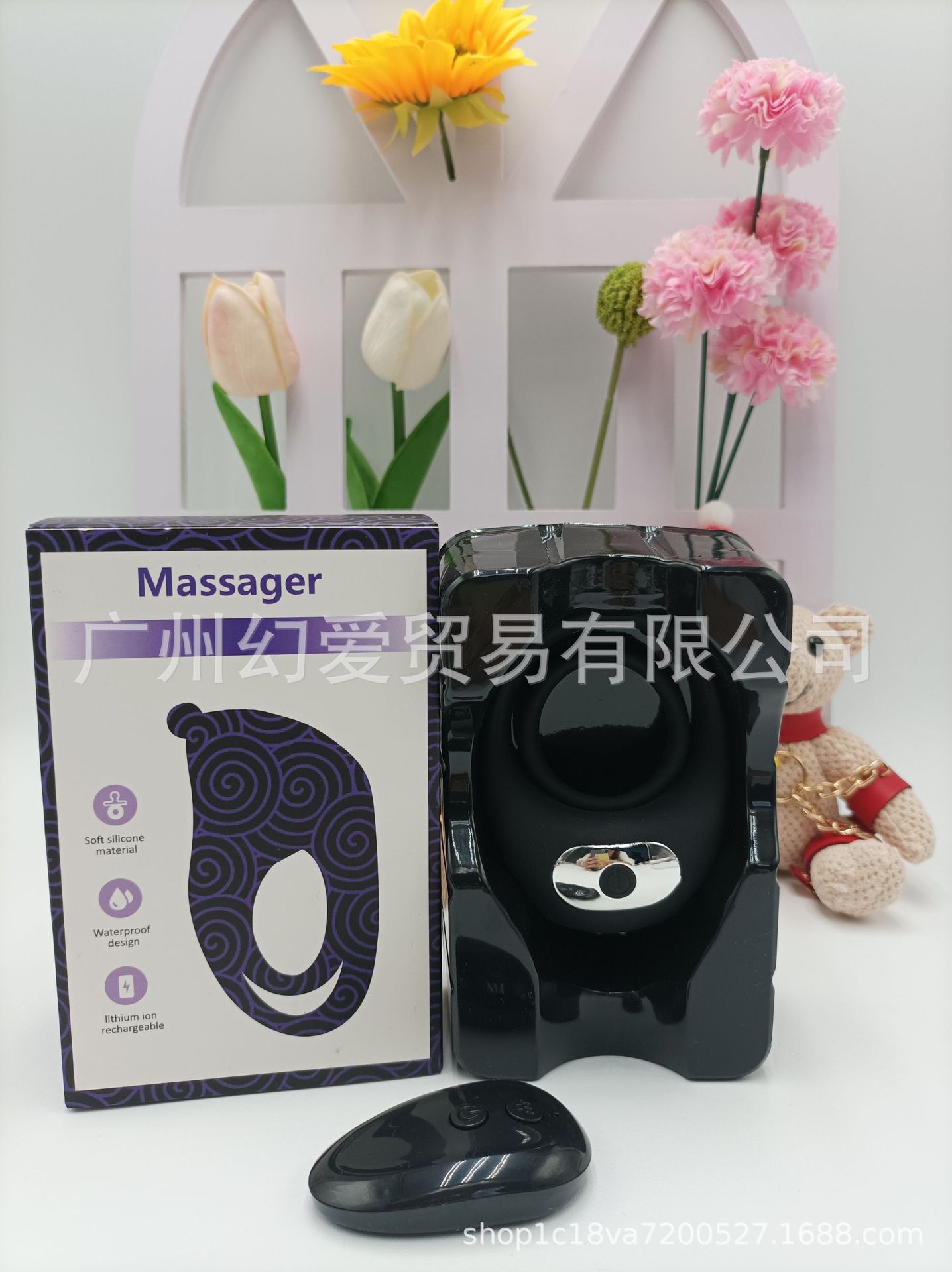 Vòng Đeo Dương Vật Black Warrior Điều Khiển Remote không xác định