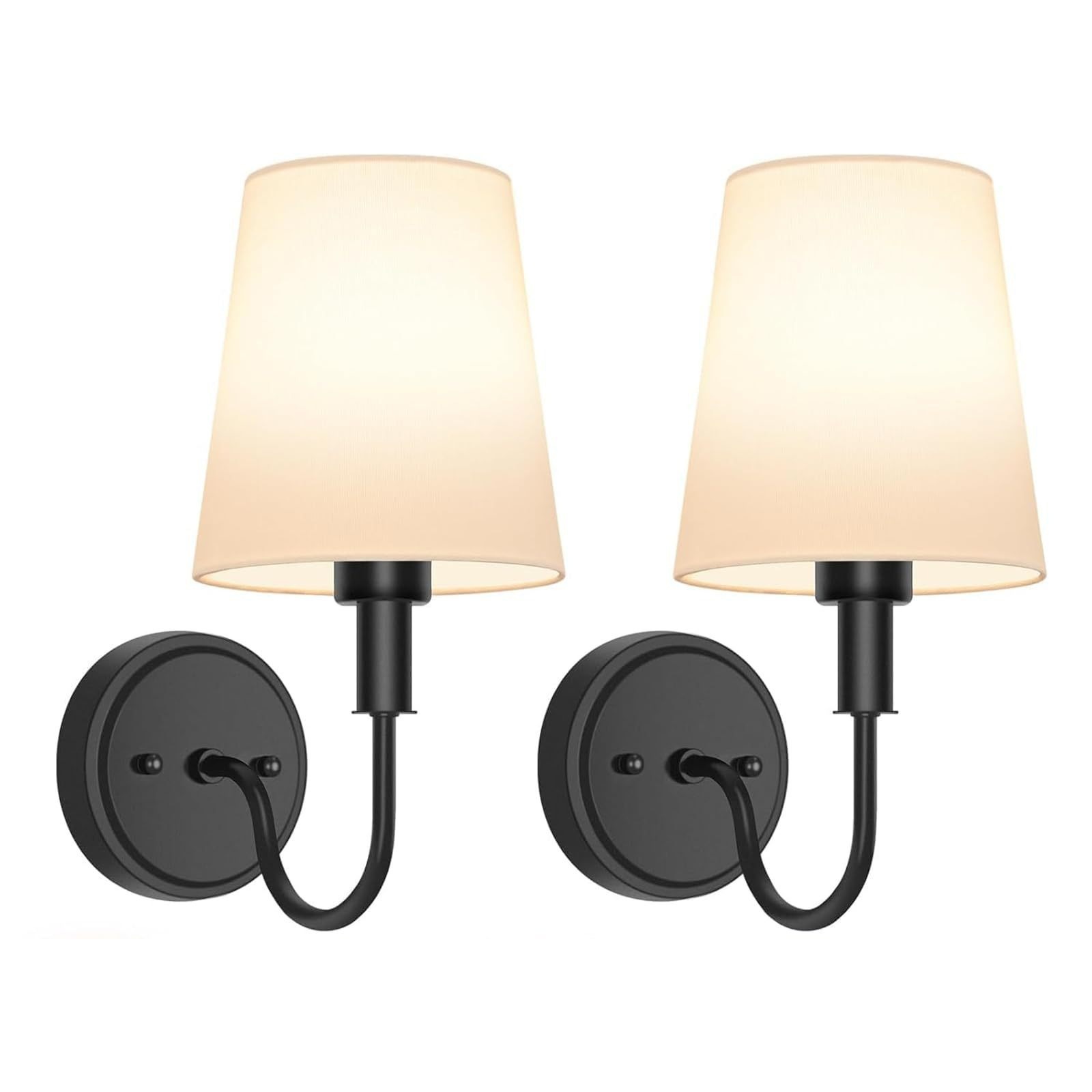 Luz de pared sin cableado transfronteriza americana dormitorio cabecera de cama luz de atmósfera decoración de sala de estar cubierta de lienzo recargable lámpara de pared atenuable