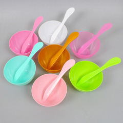 美容面膜碗調膜工具水療面膜用具塑料碗塗抹攪拌棒面膜棒中號碗棒
