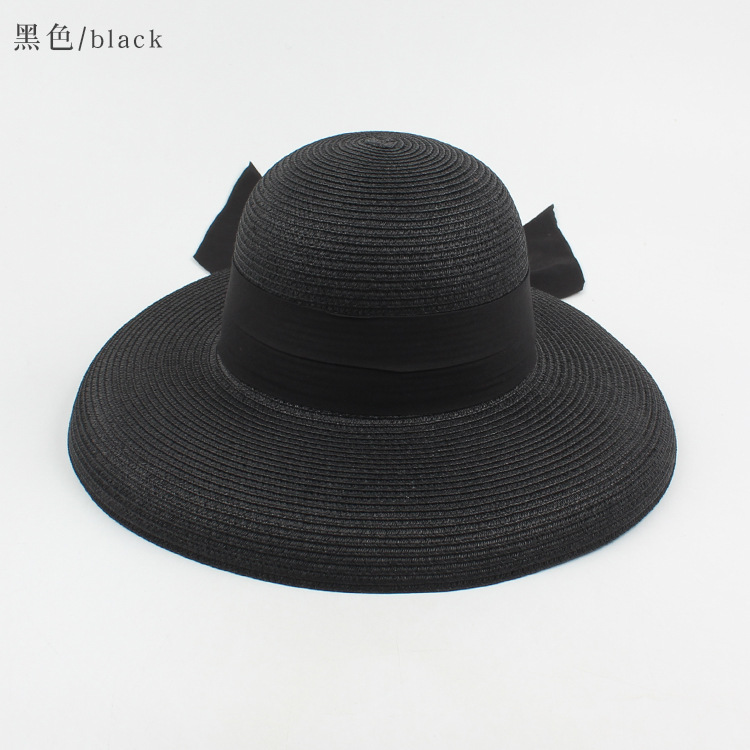 Chapeau De Paille Pliable À Grand Bord display picture 7