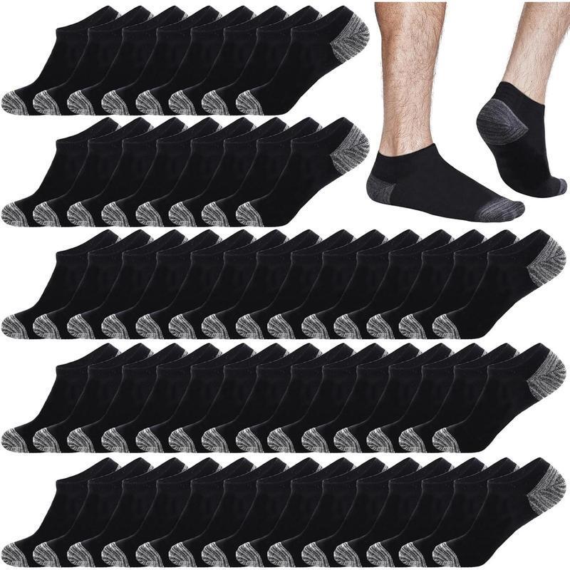 2025 New Cross-Border Dropshipping Double Low-Cut Women's Ankle Socks Men's Thin Breathable Socks