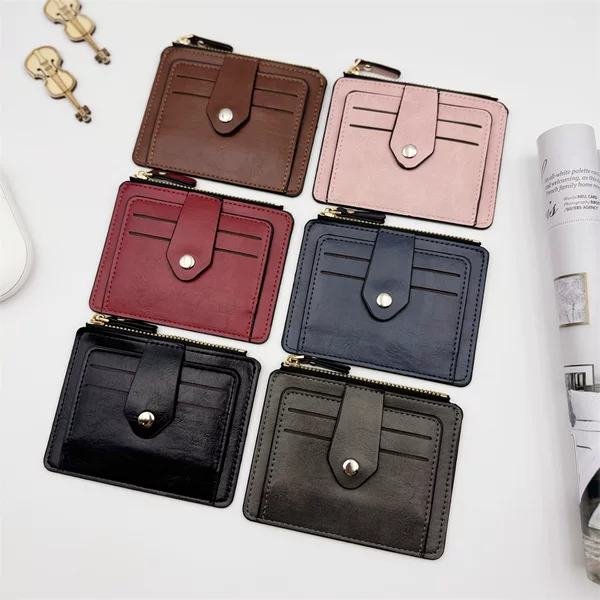 New Cross-Border Fashion Card Holder for Men and Women, Fashionable Multi-Functional Storage Coin Purse, Amazon's Best-Selling High-End Card Holder