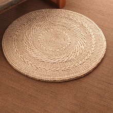 批发禅修垫日式加厚跪垫榻榻米坐垫草垫 蒲团坐垫 地板草编拜垫