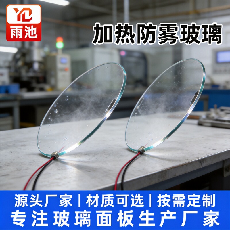Factory anti-fog heating tempered glass outdoor video surveillance protective cover window heating optical glass wholesale Factory anti-fog heating tempered glass outdoor video surveillance protective cover window heating optical glass wholesale