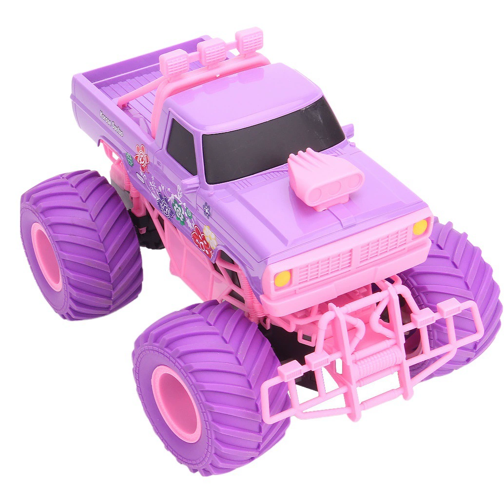 Трансграничный Amazon розовый пикап Электрический альпинистский велосипед большой велосипед девушка пульт дистанционного управления автомобильные игрушки производители оптом