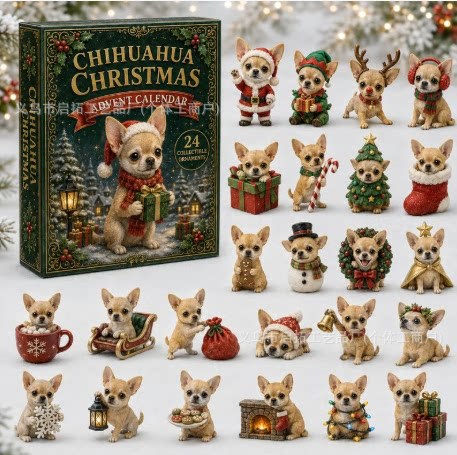 Calendario de Adviento Navideño de Cajas Sorpresa de Acrílico, Interactivo, para Navidad y Fiestas
