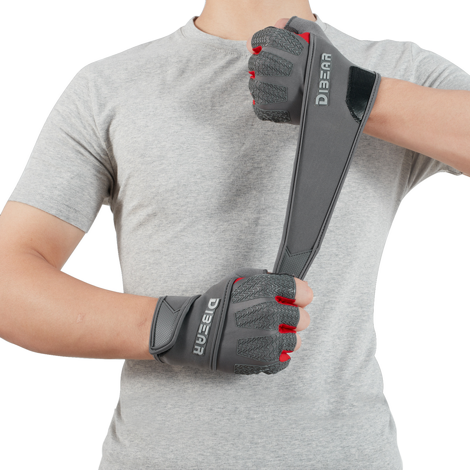 Fábrica personalizada bicicleta deportiva al aire libre transfronteriza guantes fitness levantamiento de pesas pesas transpirable muñeca antideslizante