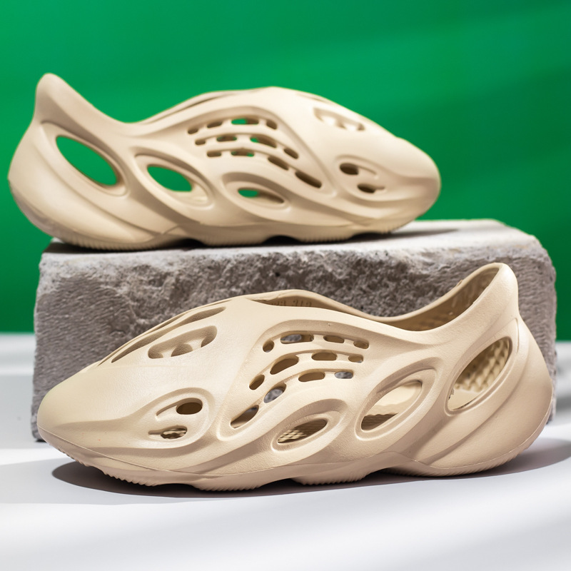 Large Size Crocs Men's Summer Sports Outer Wear Thick-Soled Beach Shoes Men's Non-Slip Outdoor Coconut Crocs Men's Shoes