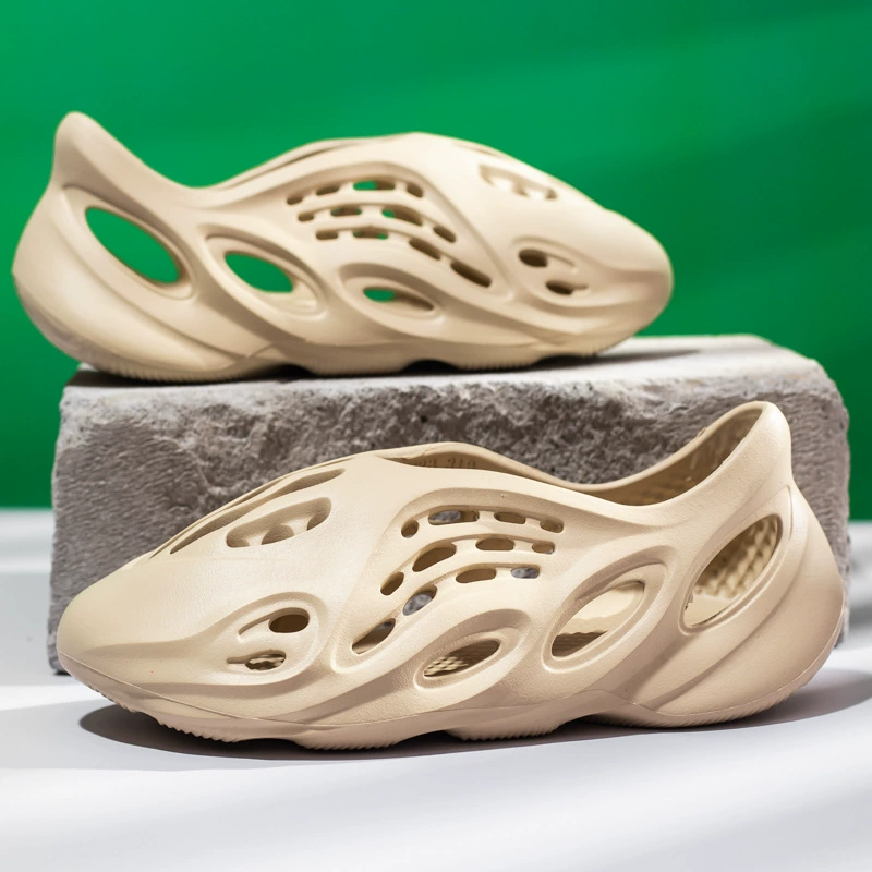 Мужская летняя спортивная верхняя одежда Crocs большого размера, пляжная обувь на толстой подошве, мужская нескользящая уличная мужская обувь Crocs с кокосом