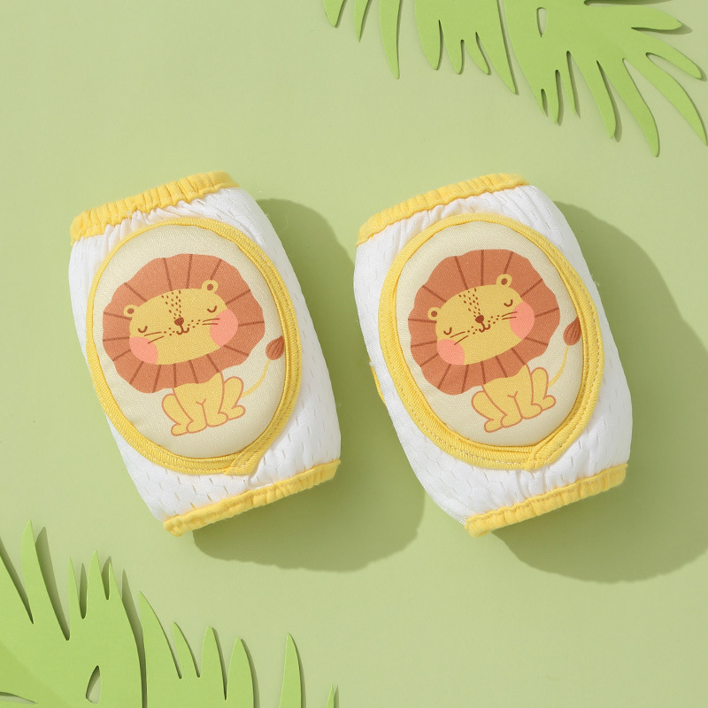 Bebé rodillera infantil gateando rodillera niño resistente a la caída verano Delgado niños codo almohadilla protección de la rodilla velcro