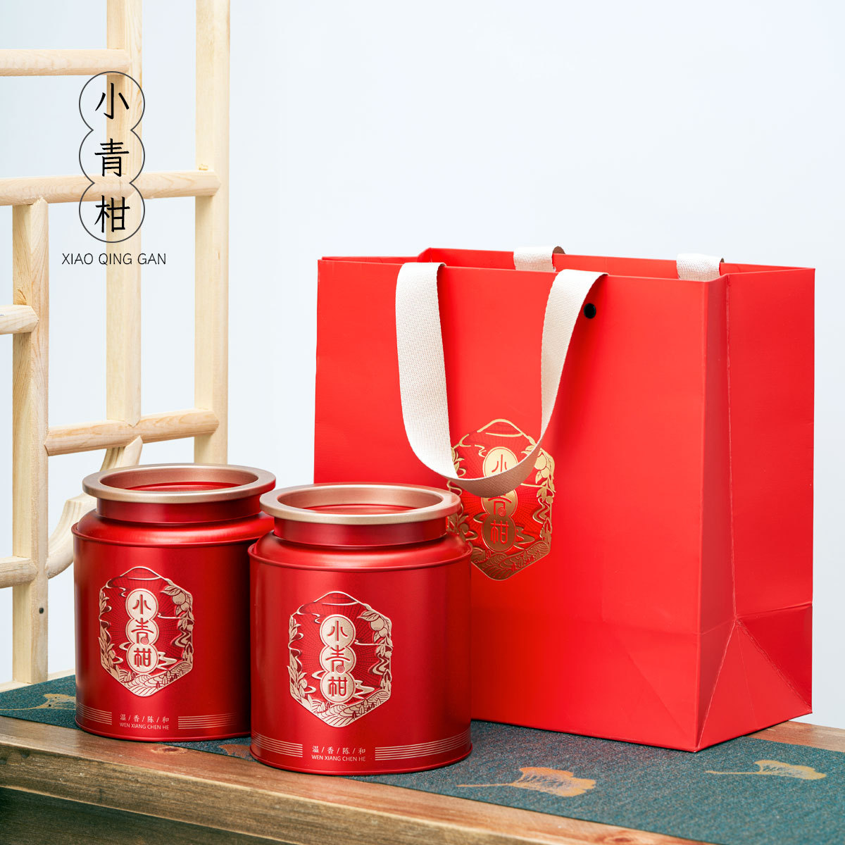 新品马口铁茶叶罐半斤一斤装小青柑专用茶叶包装盒密封储茶罐空罐