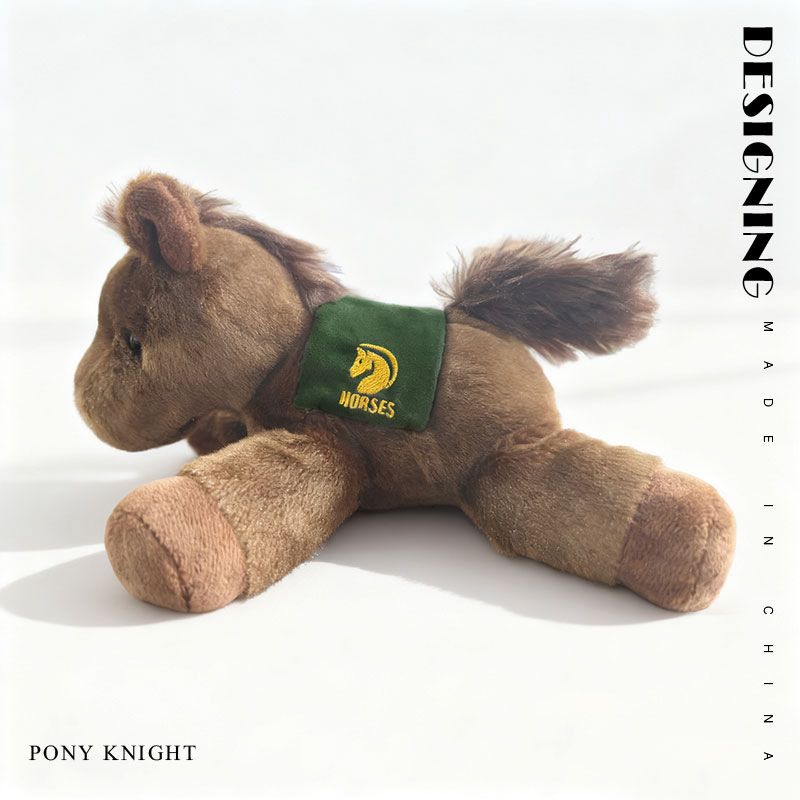 Year of the Horse Mascot Doll Saddle Pony Doll White Horse Stuffed Toy Girls Sleeping Pillow Doll Gift