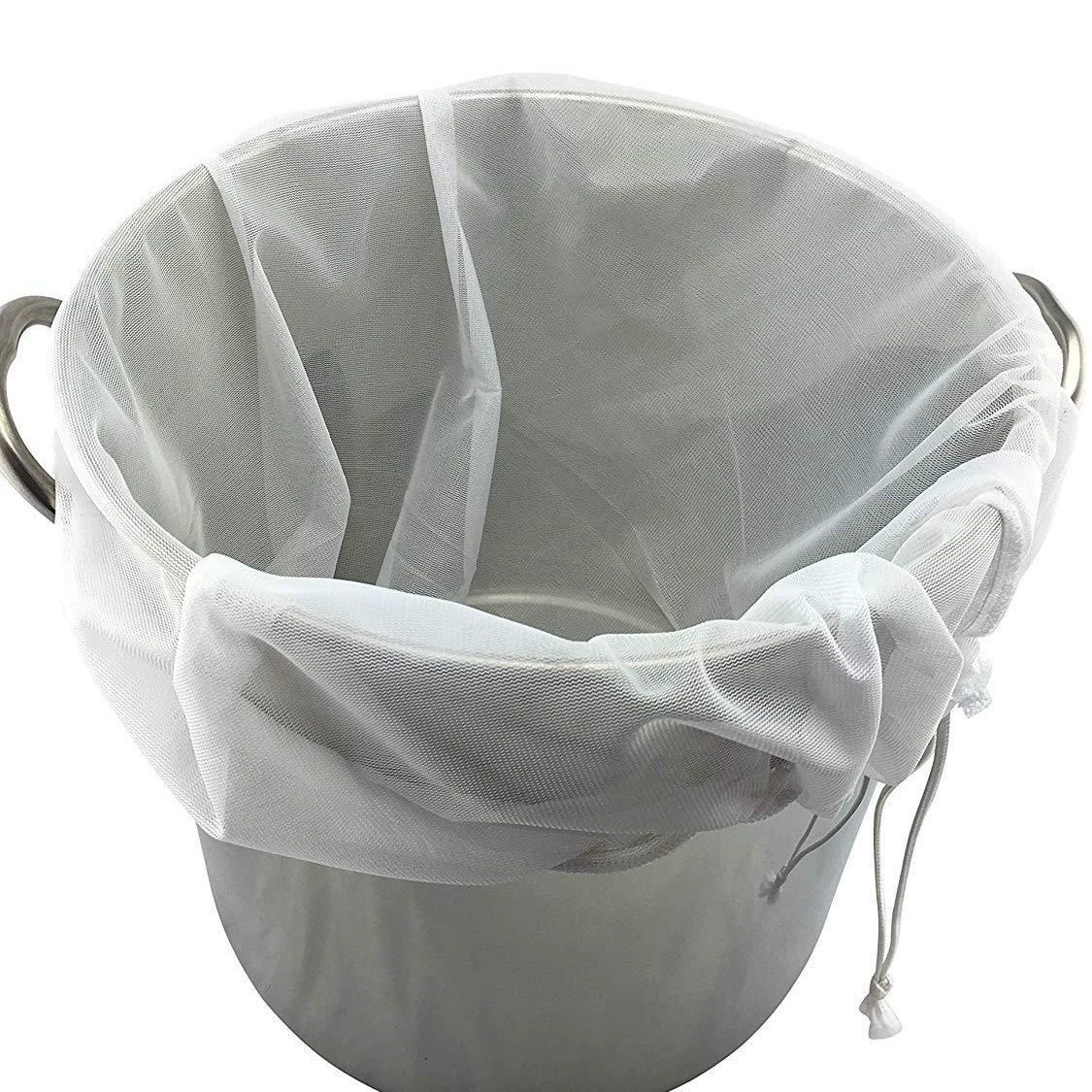 Повторный Фруктов Шнурок Мешок Дополнительный Большой Фильтр Мешок Ткани