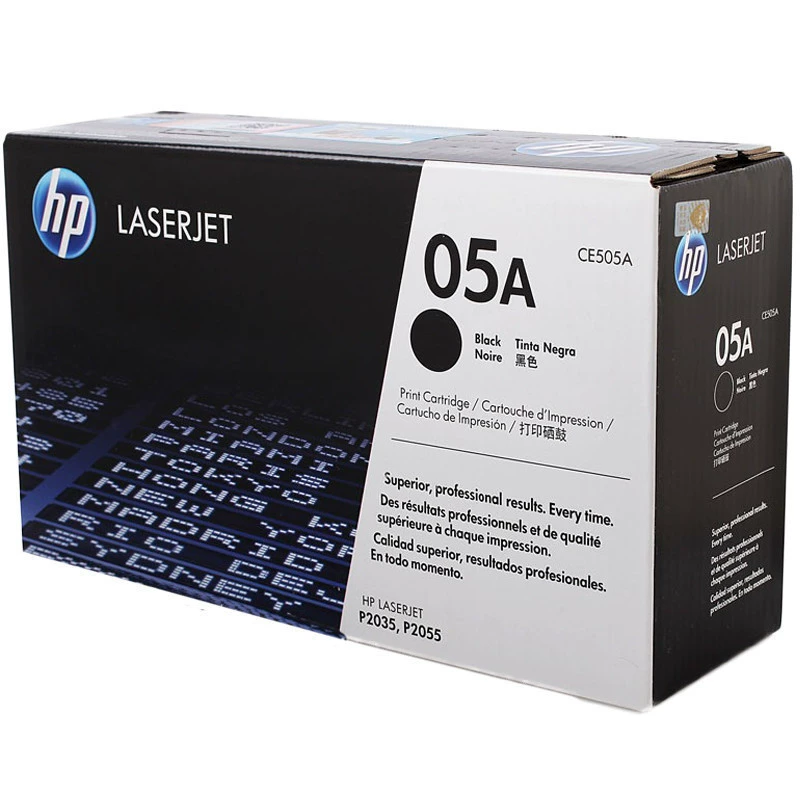 HP, genuine printer, 05A, 505A, HP2055