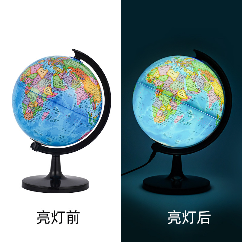 Gran fábrica de globos de 25cm con lámpara de globo inglés chino y decoraciones de hogar de enseñanza de oficina multilingüe