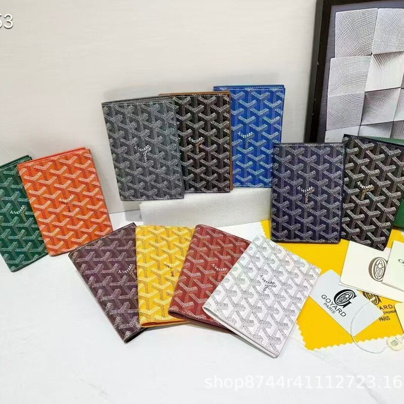 European and American Wholesale Dog Tooth New Passport Wallet Personalized Card Holder Fashionable Coin Purse Trendy Wallet Unisex