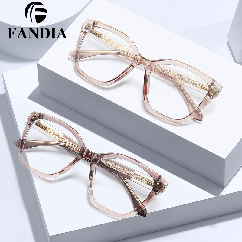 81579 placa de imitación transfronteriza gafas anti-luz azul estilo literario marco TR90 marco mujer de moda espejo plano fuente de fábrica