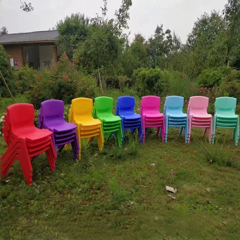 Стул для детского сада Детский пластиковый стул со спинкой Утолщенный студенческий учебный курс Настольный стул для взрослых Стул оптовая продажа с фабрики