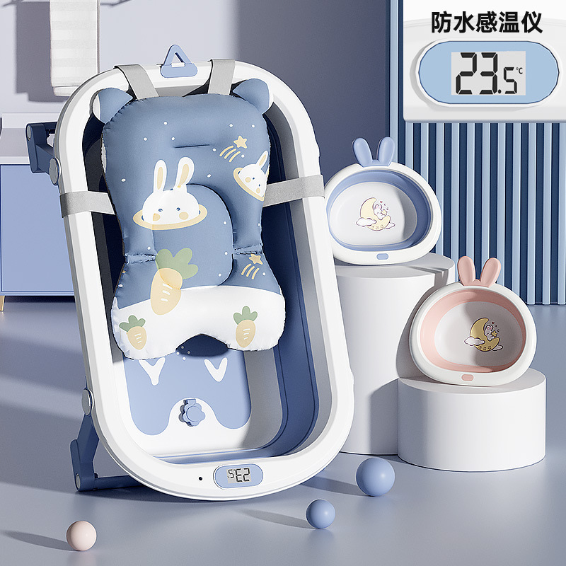 bañera para bebés bañera para bebés plegable bañera para bebés sentados y acostados bañera grande para bebés artículos para bebés recién nacidos