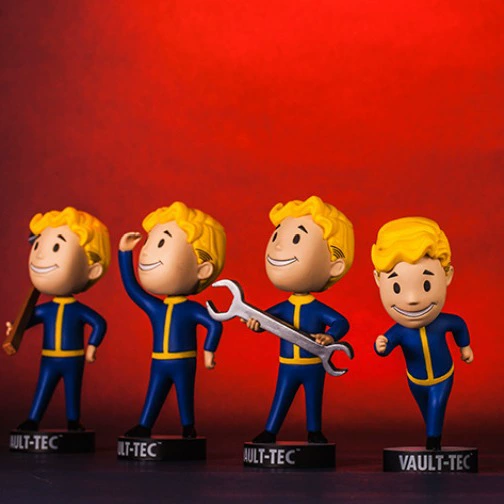 Fallout Radiation 4 Radiation Boys все 7, 3-е поколение, 3-й покол head Vault Boy кукла