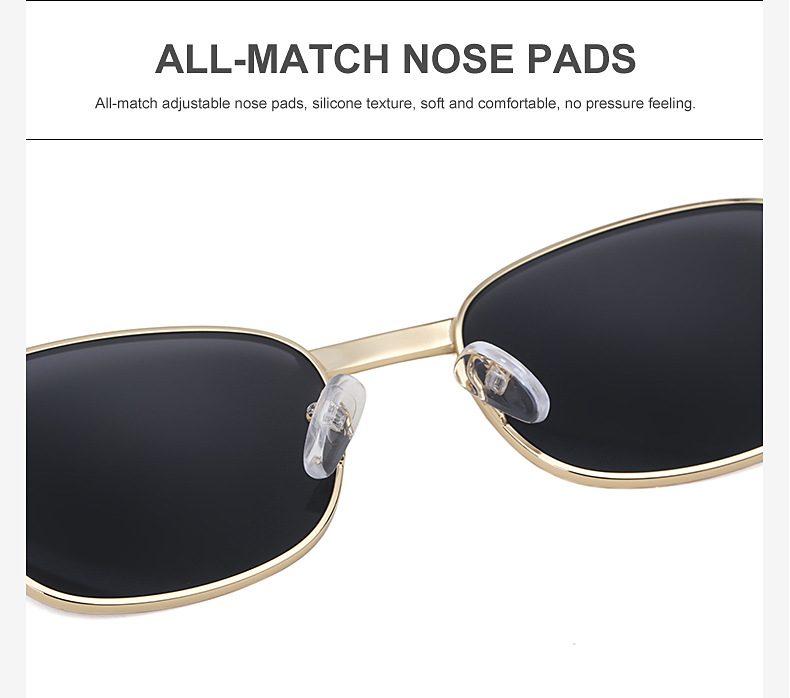 Fashion Anti-uv Small Frame Metal Sunglasses Wholesale display picture 17