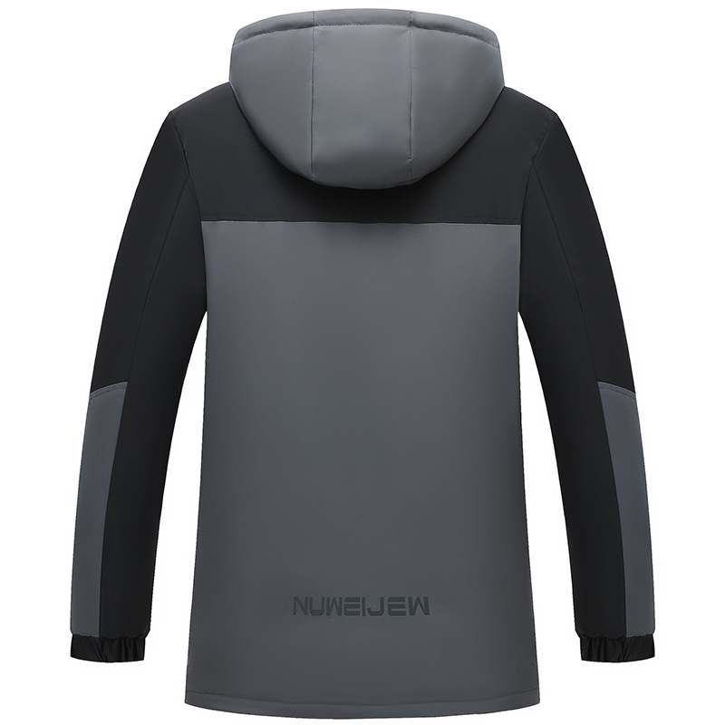 Herrenbekleidung Wintermantel dicker warmer Baumwollmantel mit Nähten Papas wattierte Jacke Herren Seidenbaumwollmantel Business-Herrenbekleidung mittleren Alters_voghion.com