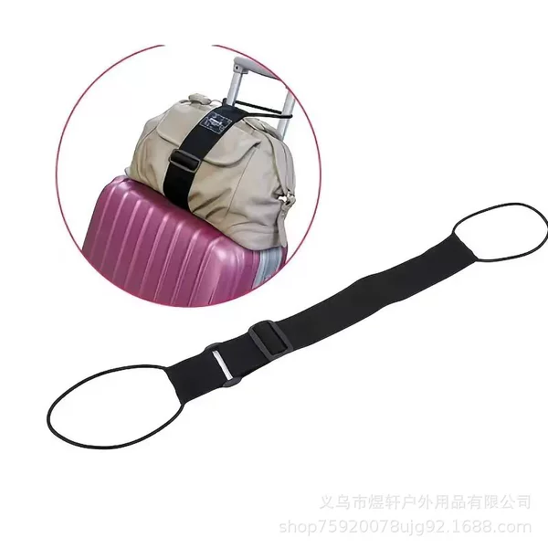 Cross-Border Luggage Packing Straps, Suitcase Fixing Straps, Luggage Elastic Cords, Portable Storage Rainbow