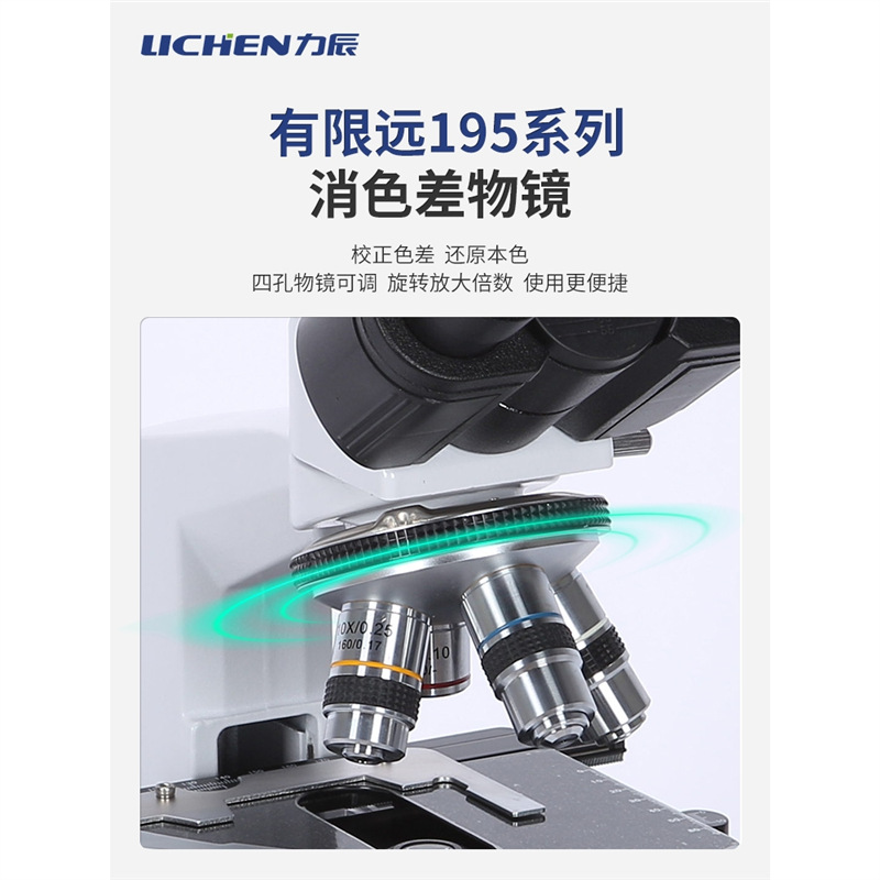 Microscopio biológico profesional LC-XSP - 1CV - 2CAV - 8CA - 02-06 Detector de sangre de una gota de células