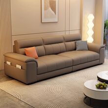 沙发客厅小户型简约直排猫爪皮沙发出租屋免洗耐用科技布沙发清仓