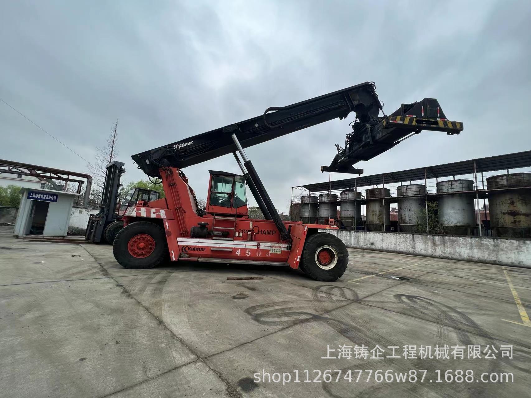卡尔玛42吨正面吊 Kalmar 集装箱堆高机轮胎式吊车叉车码头用机械