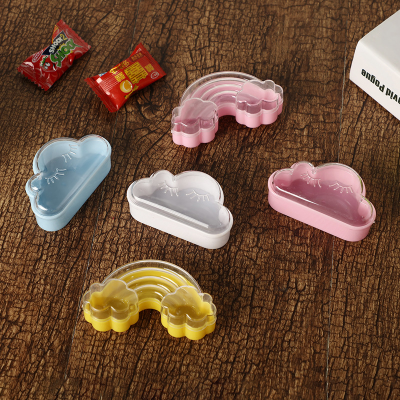 Creative cartoon rainbow jewelry, stationery, storage box