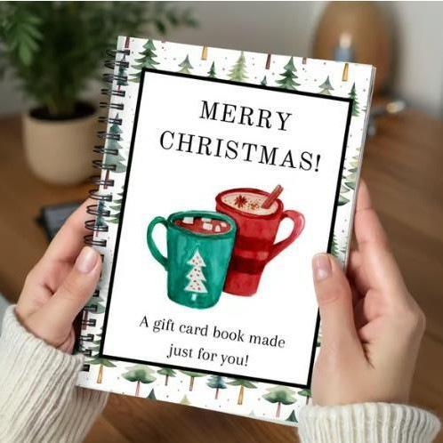 跨境亚马逊Christmas Gift Card Book 创意热销爆款圣诞礼品卡书|undefined
