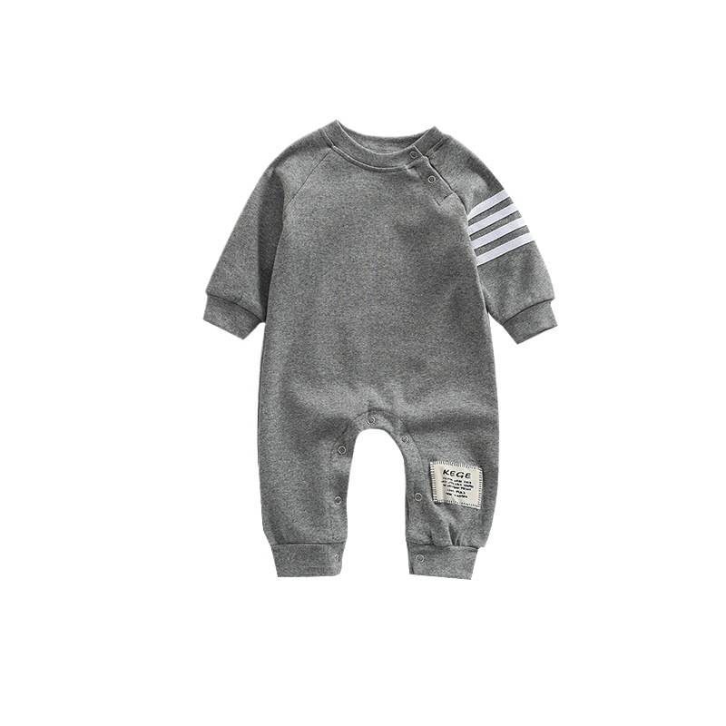 Estilo coreano niños y niñas bebé suave algodón elástico largo escalada ins2022 recién nacido todo partido ropa al aire libre estilo de moda mono