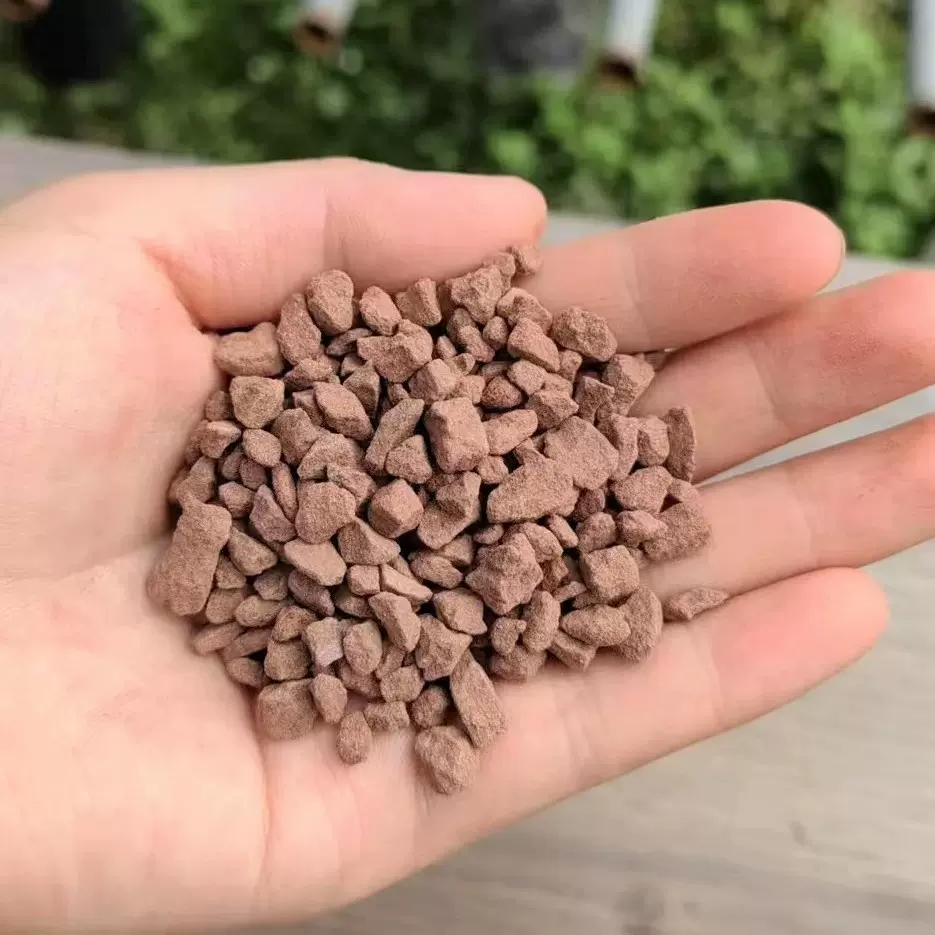 红砂石 红沙石 批发兰花用栽培基质 兰草排水透气铺面石 包邮