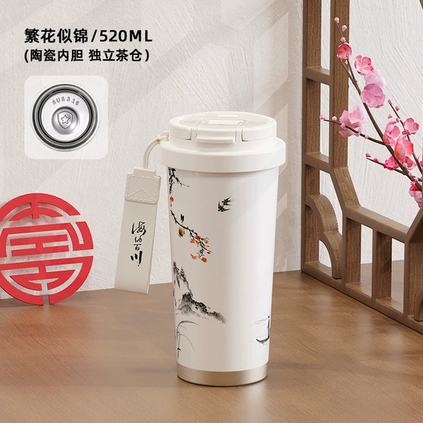 361-Flowering Flowers [Double Drink Stainless Steel]