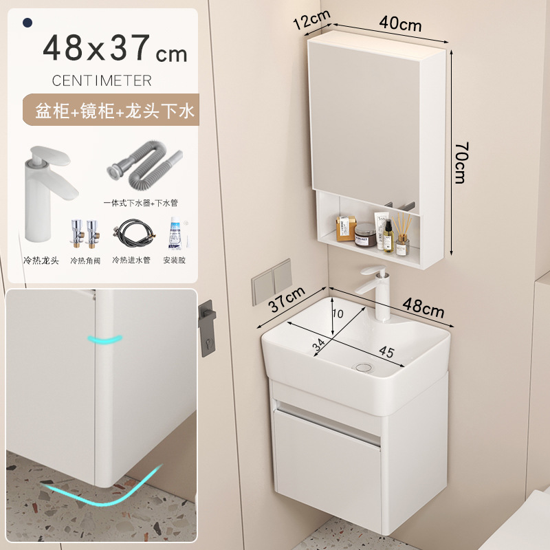 4837 arco de abeja principal + grifo + gabinete de espejo