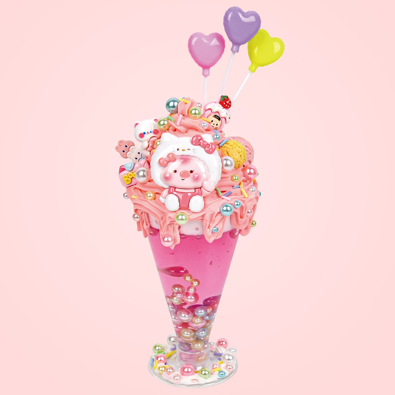 파우더 돼지 컵