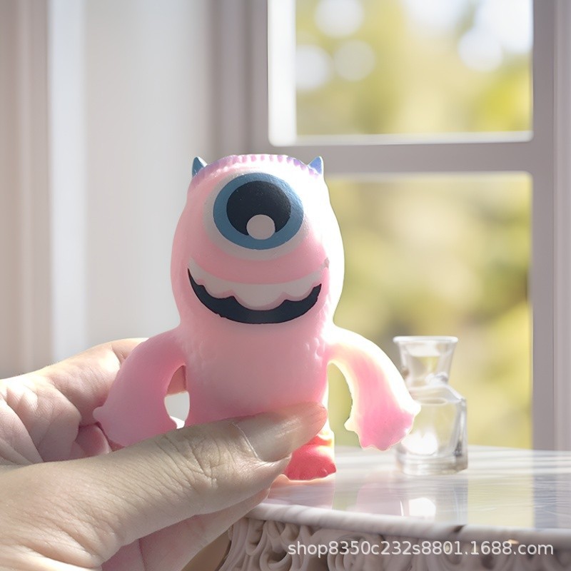 Comercio exterior creativo monstruo un ojo ternero monstruo pellizco le rebote lento adornos juguetes juguetes de descompresión adultos juguetes al por mayor