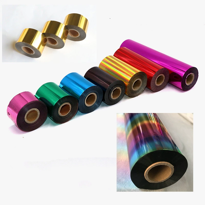 Электрохимический Алюминий Черный Зеленый Синий Бронза Фиолетовый Розовое Золото Розовый Красный Красочный Горячий Штемпелюя Бумажная Пленка Пластиковая Горячая Штемпелюя Фольга