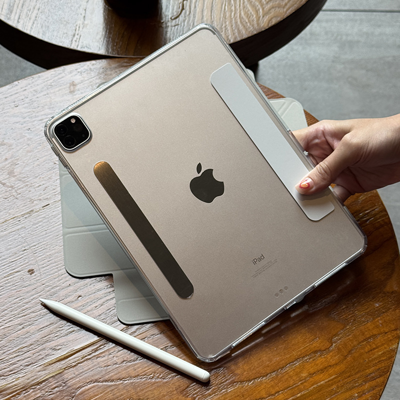 The Buckle Is Suitable for Apple iPad Air 8 Magnetic Protective Case Acrylic Pro Anti-Bending 10.2 Generation 12.9 Rotating 5 Case