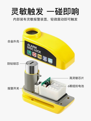 Motorcycle Special Anti-Theft Lock, Alarm, Motorcycle Lock