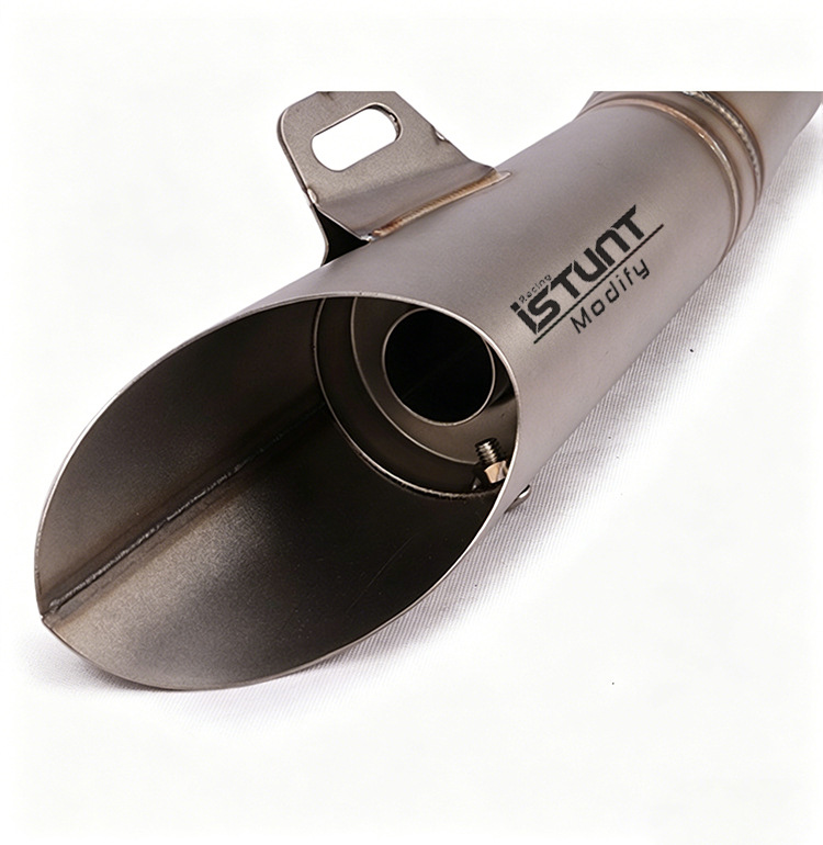 Suitable for NINJA400 small Ninja 350 R6 spring breeze 250 Huanglong 600 modified Universal fried street exhaust chimney