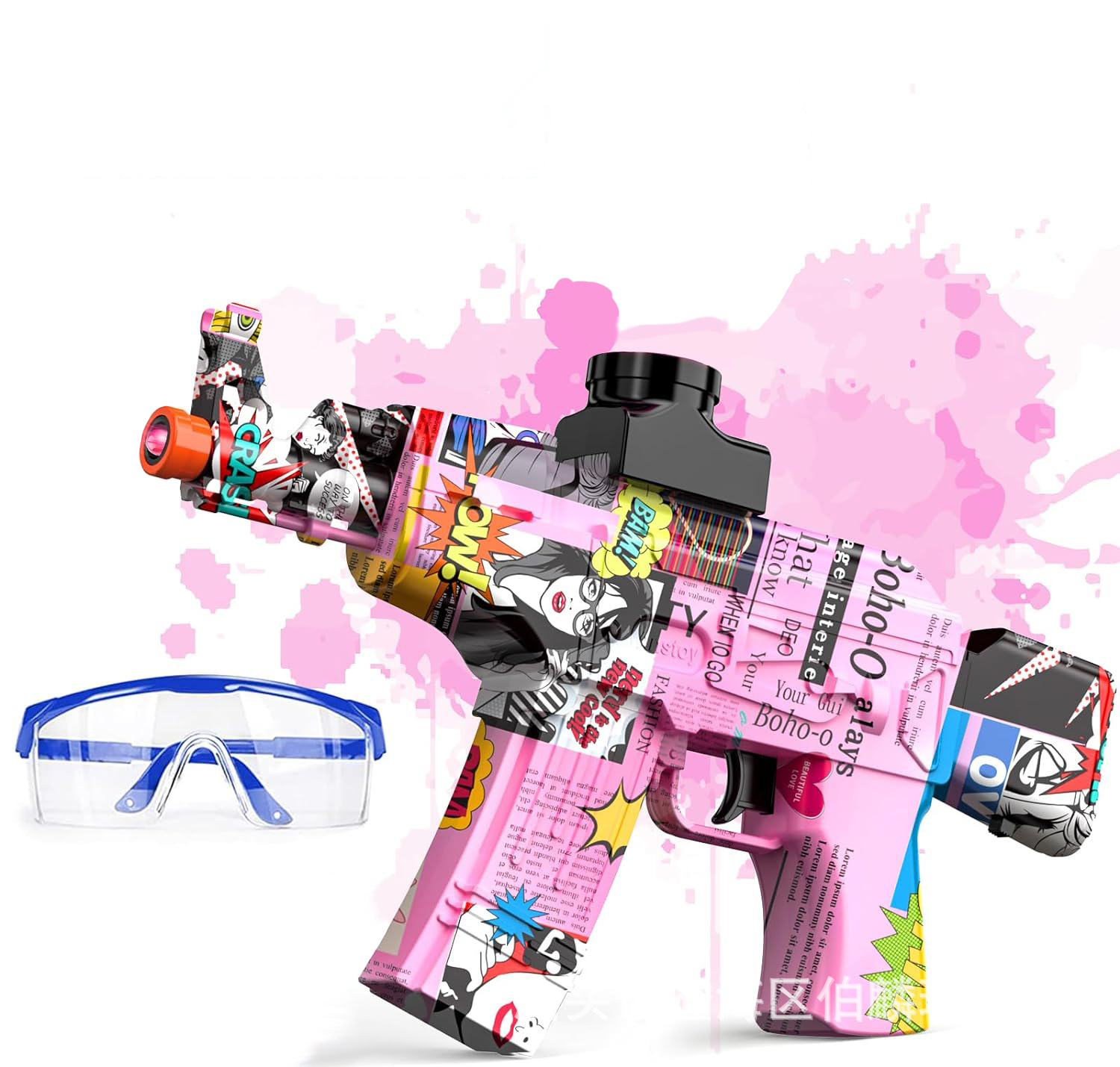 Transfronterizos para AK juguetes gel ball eléctricos de pelo continuo Águila del desierto M416 gel ball splat guns